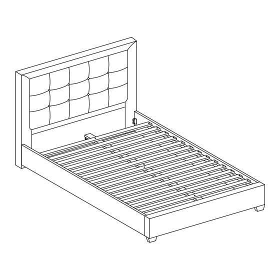 Happy Beds Gainford Fabric Bed - 4FT Small Double Assembly Instructions Manual