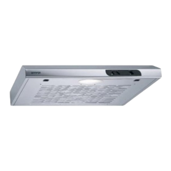 Gorenje DU 6115 EC Instruction On Mounting And Use Manual