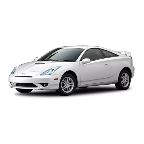Toyota Celica 2003 Operating Manual