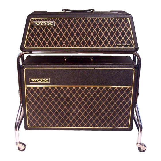 Vox Berkeley Super Reverb Owner's Manual