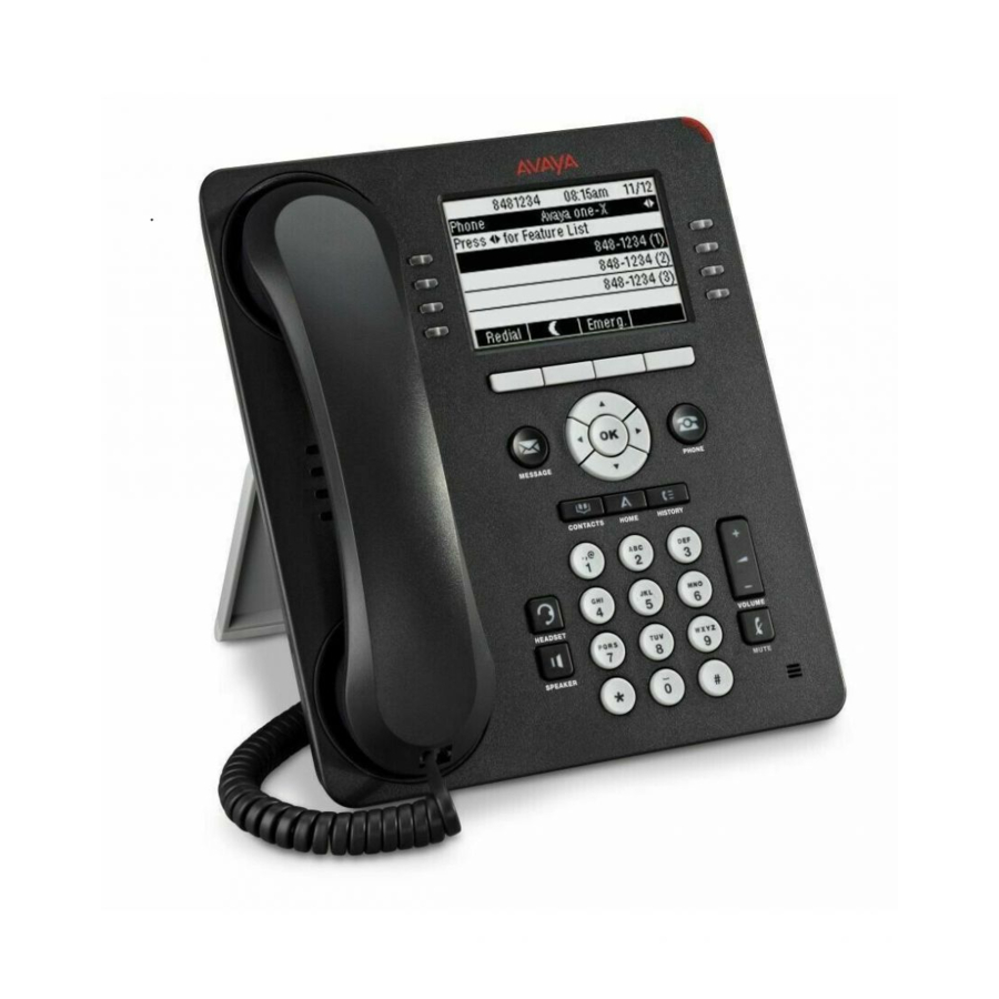 Avaya one-X 9600 Series Overview