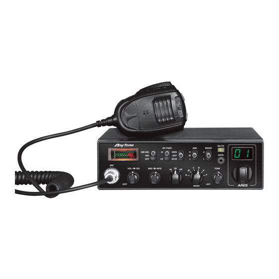 User Manuals: AnyTone Ares 10 Meter Radio