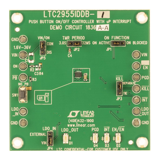 Linear Technology DC1836A Demo Manual