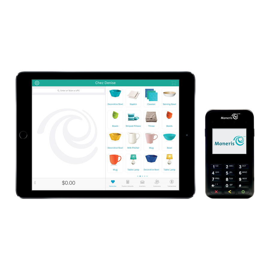 Moneris PAYD Pro Plus Mobile Solution Manuals