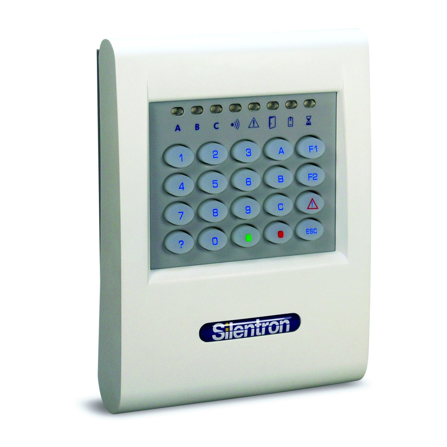 SILENTRON 5528 KEYPAD HT Quick Start Manual