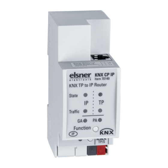 elsner elektronik KNX CP IP Installation Instructions