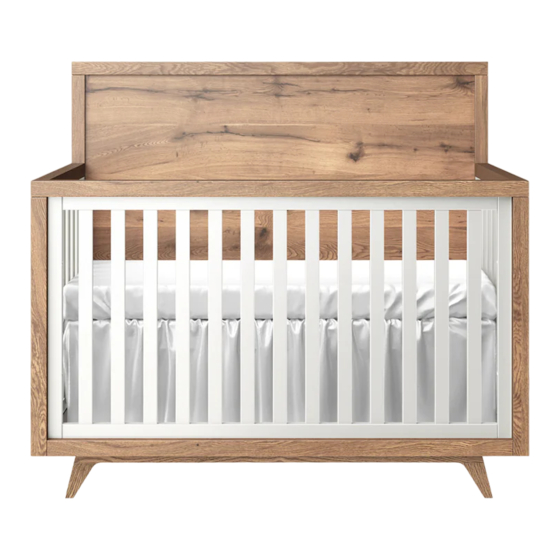 Romina 15503 UPTOWN Convertible Crib Rail Manuals