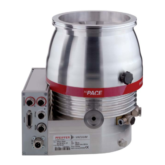 Pfeiffer Vacuum HIPACE 700 M BT 2.0 Operating Instructions Manual