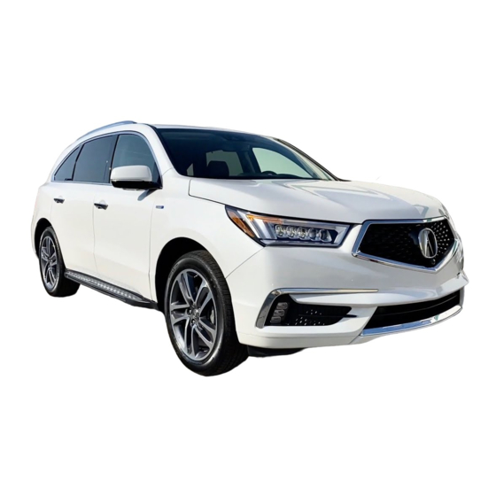Acura MDX Sport Hybrid 2020 Owner's Manual