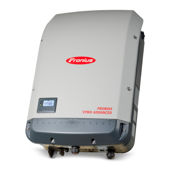 Fronius 10.0-3-M Quick Start Manual