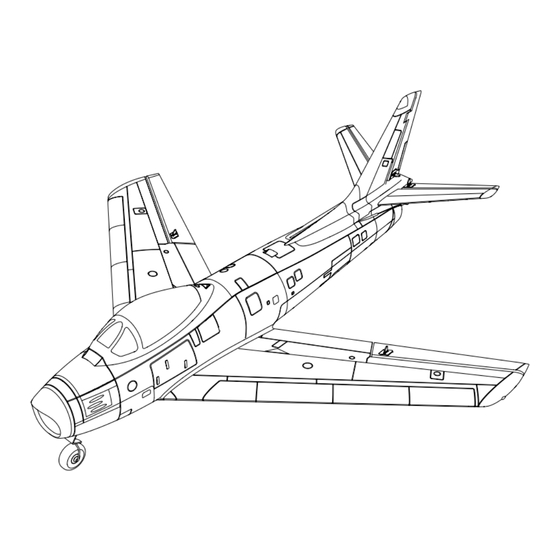 Horizon Hobby E-flite F-86 Sabre Manuals