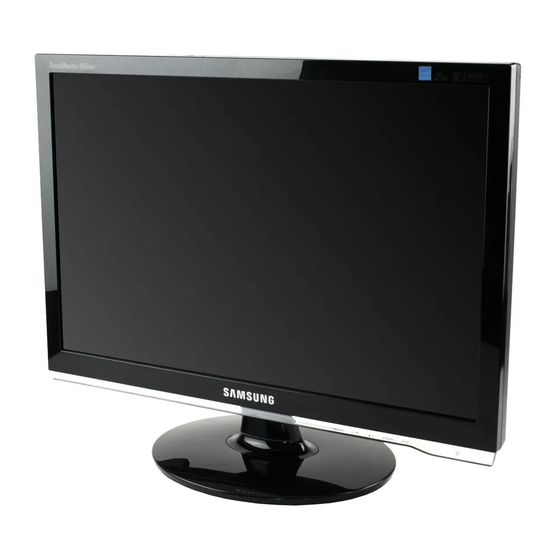 Samsung 953BW - SyncMaster - 19" LCD Monitor Manual Del Usuario