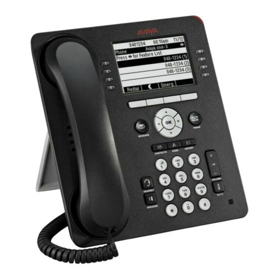 Avaya one-X 9600 Series Installation And Maintenance Manual