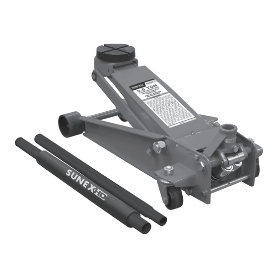 Sunex Tools 66037 Owner's Manual