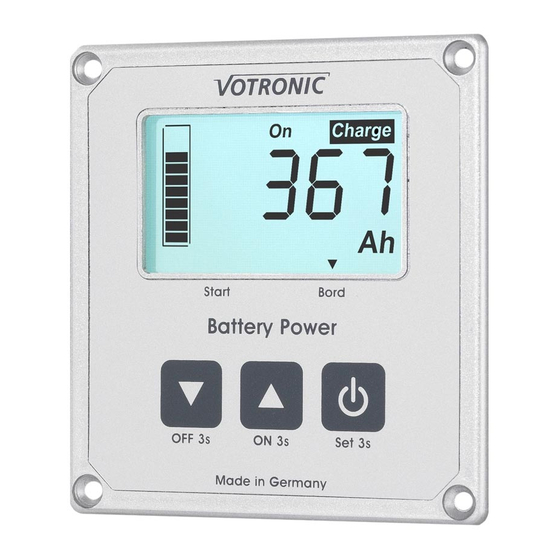 Votronic 100 S Installation And Operating Manual
