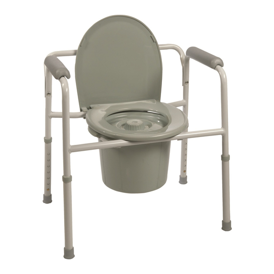 Probasics Three-in-One Commode Quick Start Manual