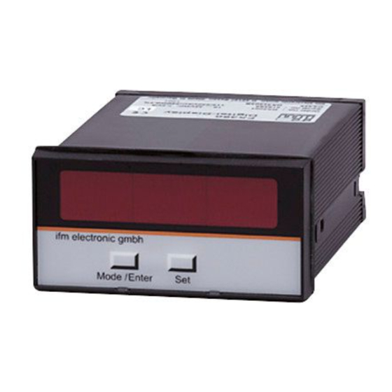 IFM DX2011 Manual