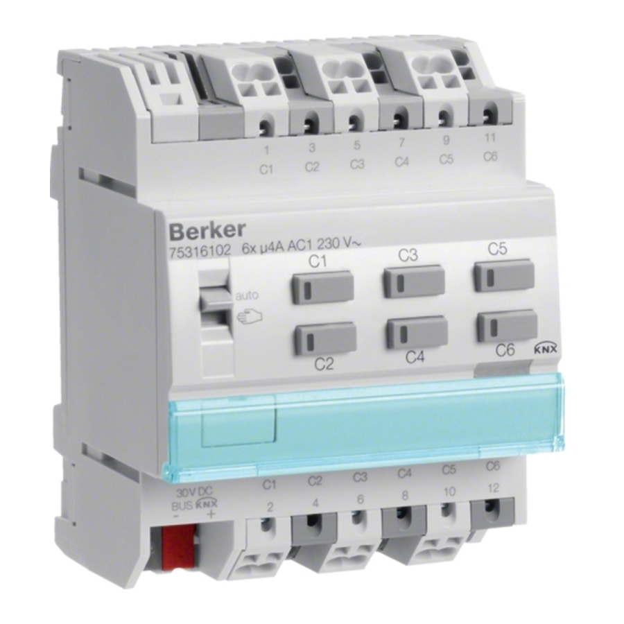 Berker 75316102 Manual