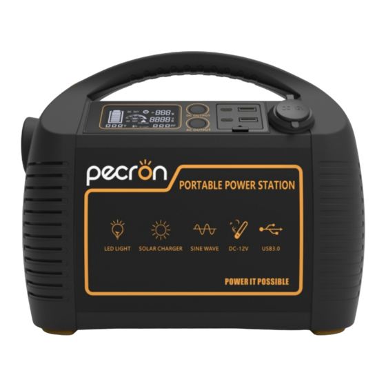 Pecron P600 Manuals