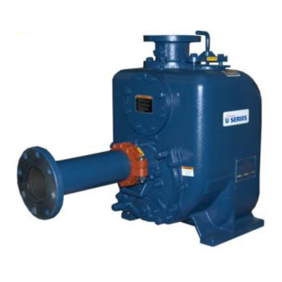 GORMAN-RUPP PUMPS U4A60-B Installation, Operation And Maintenance Manual