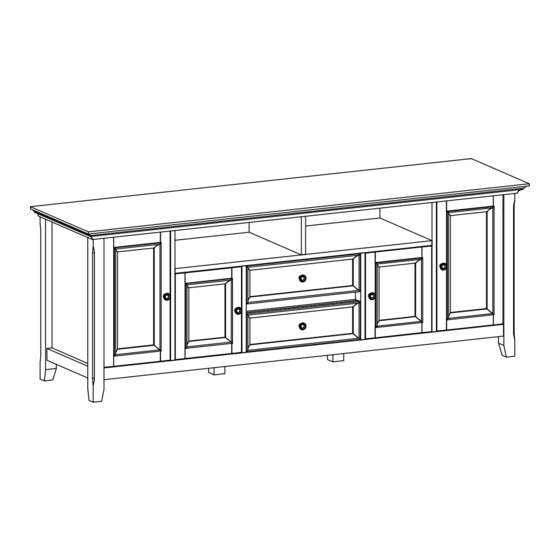 Simpli Home WyndenHall Brooklyn+max AXCAMH72-LGB Manual