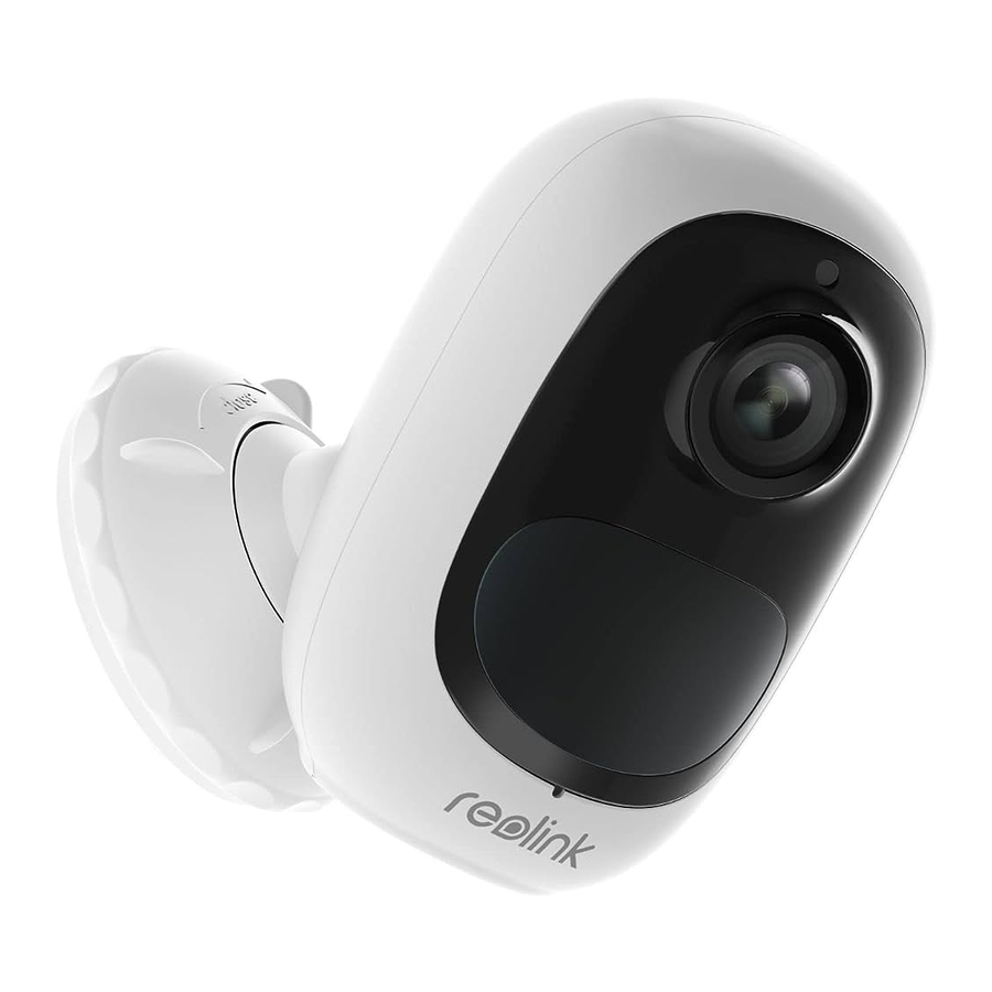 Reolink Argus 2E - Battery or Solar Powered IP Camera Manual