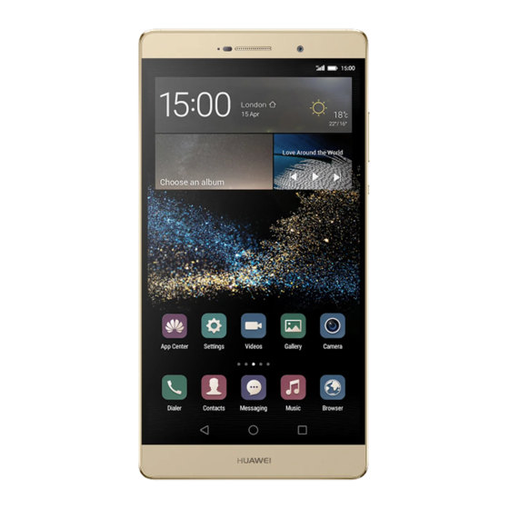 Huawei P8 max Quick Manual