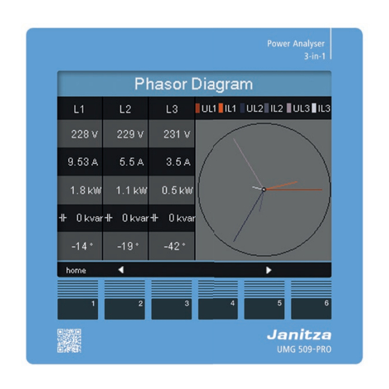 Optec UMG-509-PRO User Manual And Technical Data