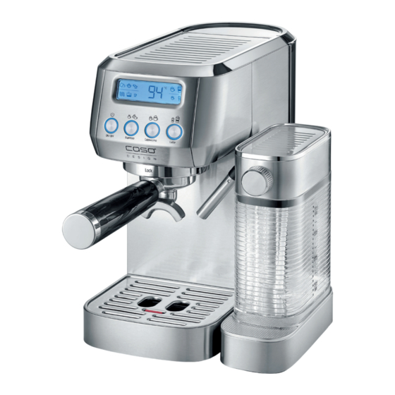 CASO DESIGN Espresso Gourmet Latte Instruction Manual