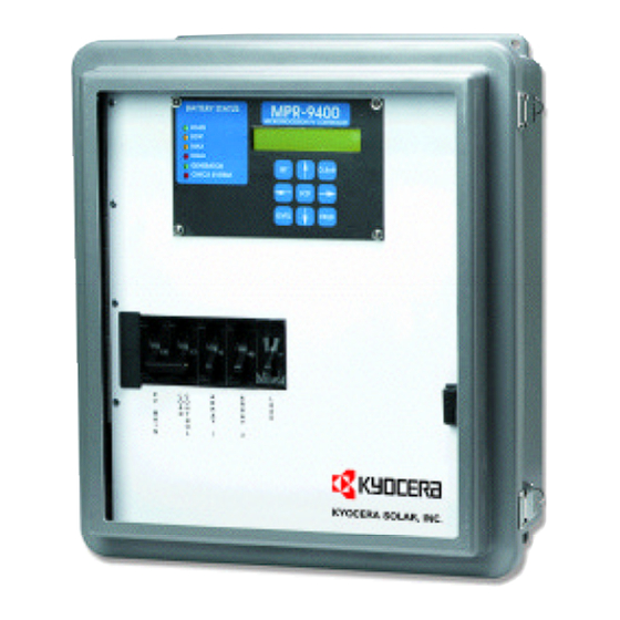 Kyocera MPR-9400 Datasheet