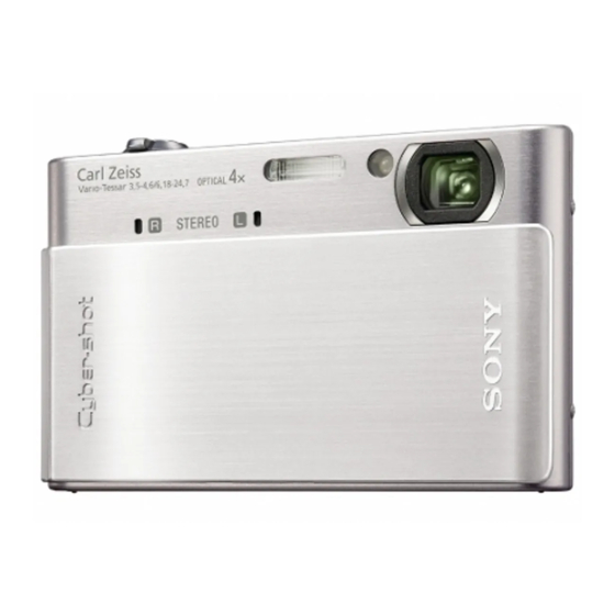Sony DSC-T900 Instruction Manual