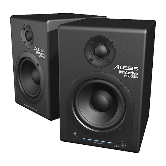 Alesis M1ACTIVE 520 USB Quick Start Manual