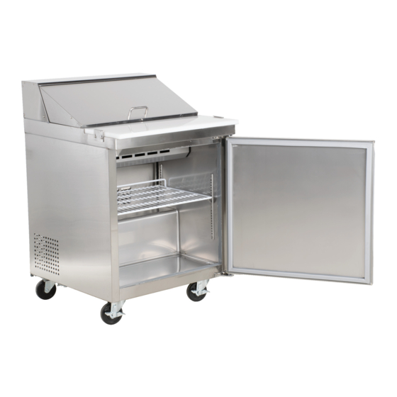 Avantco SCL Series Salad Refrigerator Manuals