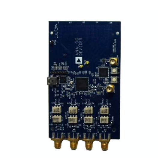 Analog Devices AD9144-FMC-EBZ Quick Start Manual