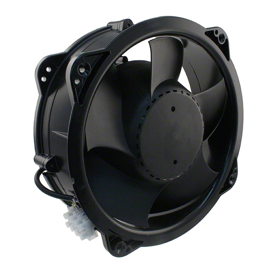 ebm-papst W1G208-BA73-52 DC Tubeaxial Fan Manuals