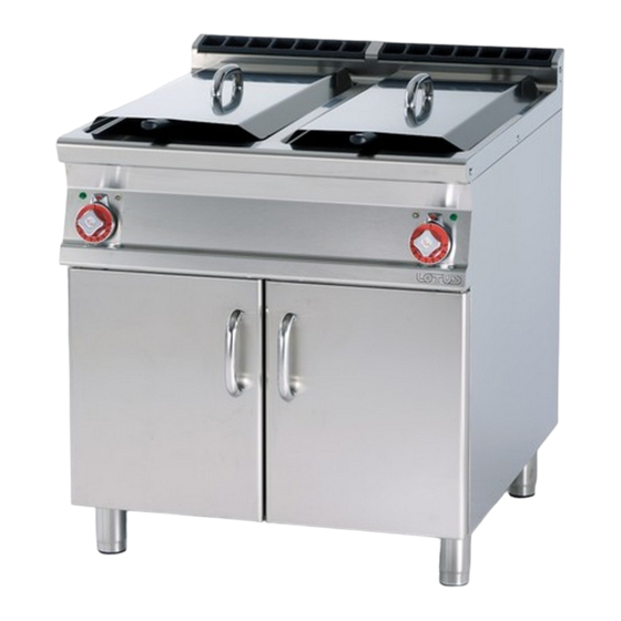 User Manuals: Lotus F18-94G Gas Fryer