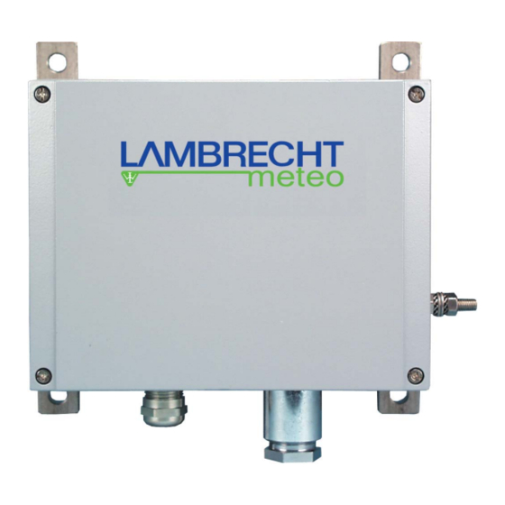 Lambrecht 8126 X81 Operating Instructions Manual
