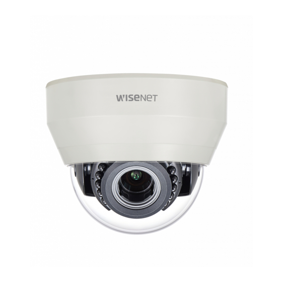 Hanwha Techwin Wisenet HCD-6080R User Manual