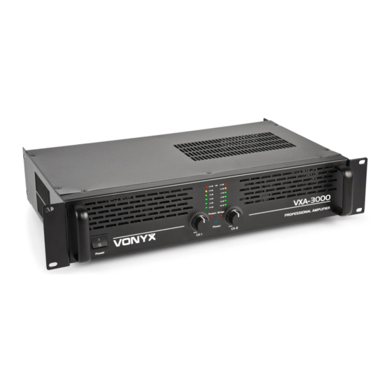 Vonyx VXA Series Instruction Manual