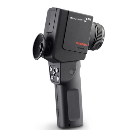 Gossen MetraWatt MAVO-SPOT 2 USB Manuals