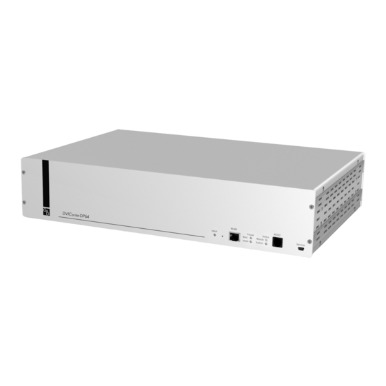 Guntermann & Drunck DVICenter DP64 Installation Manual