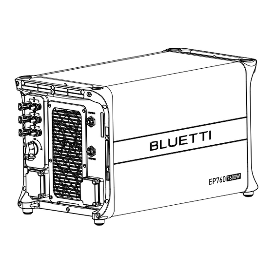 Bluetti EP760 User Manual