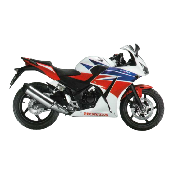 Honda CBR300RA 2013 Owner's Manual