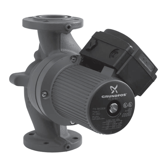 Grundfos UPS 200 Series Installation And Operating Instructions Manual