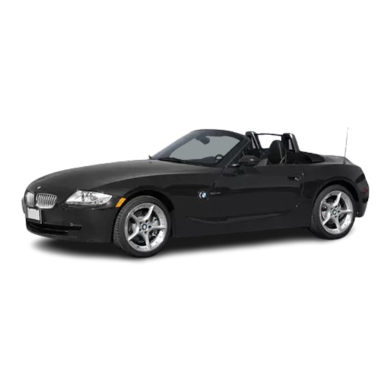 BMW 2006 Z4 Supplemental Owner's Manual