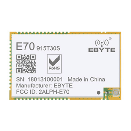 Ebyte E70 Series User Manual