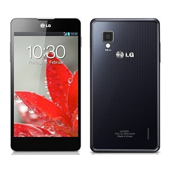 LG LGE975.AINDWH User Manual