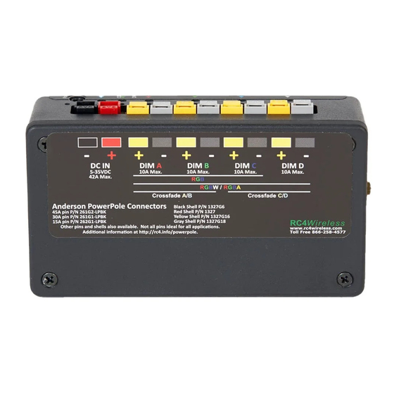 RC4 Wireless LumenDim4 Quick Start Manual