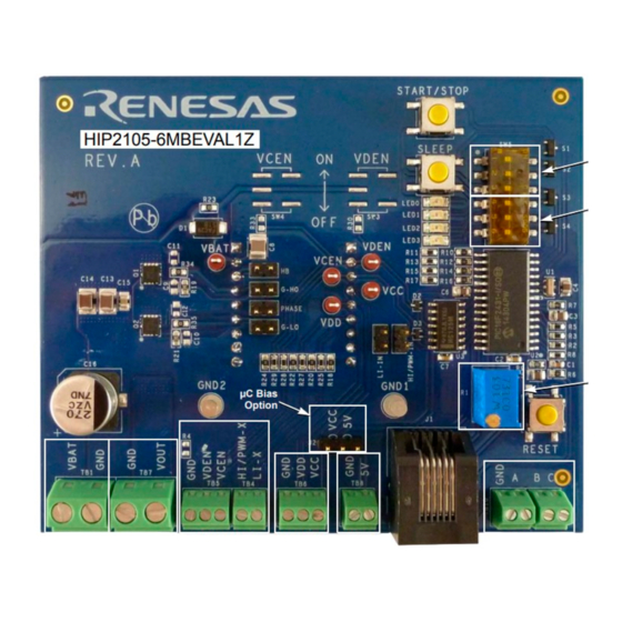 Renesas HIP2105-6MBEVAL1Z User Manual