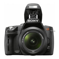 Sony DSLR-A390L - alpha; Digital Single Lens Reflex Camera Zoom Specifications